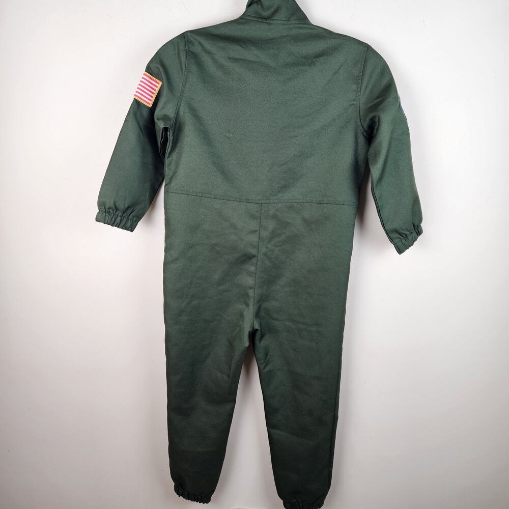 Fighter Pilot Costume Air Force Flight Suit Halloween Cosplay boys size Small - Picture 4 of 5